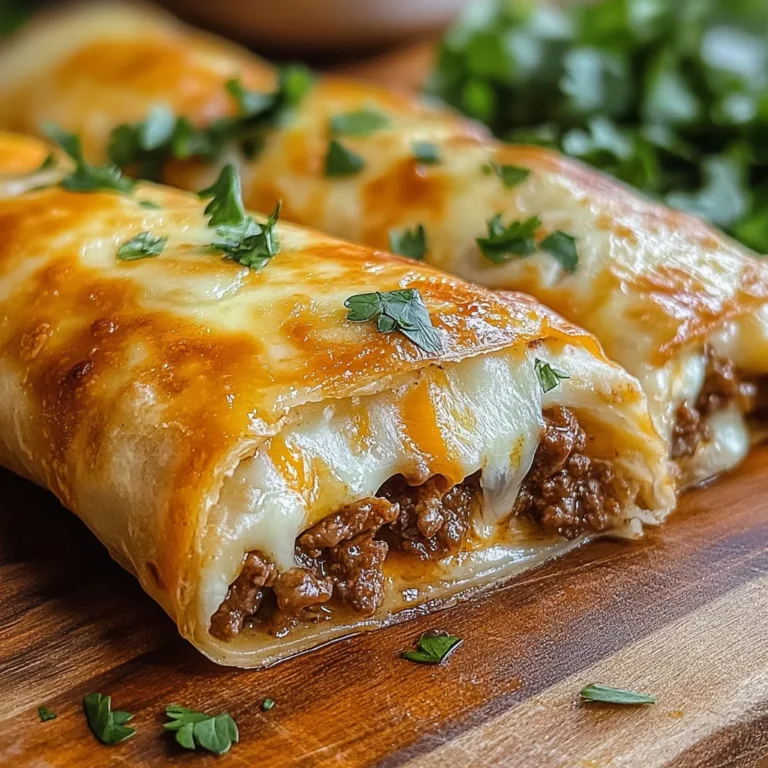Beef And Cheese Chimichangas