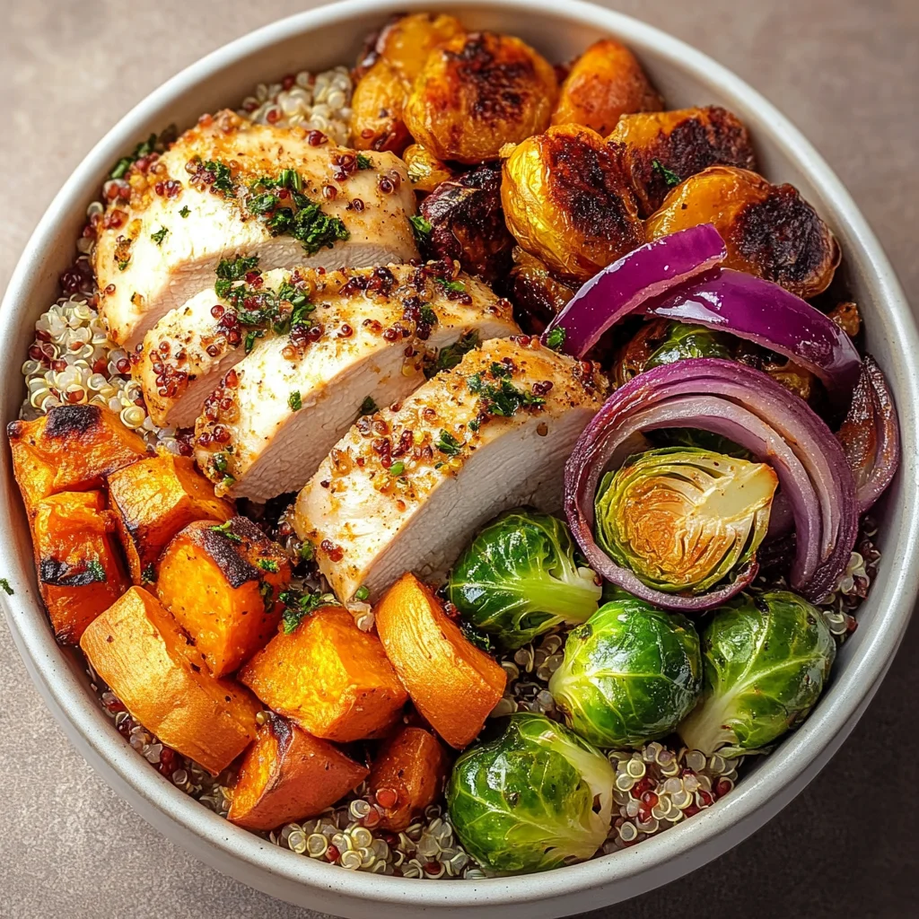 Harvest Chicken & Sweet Potato Bowls