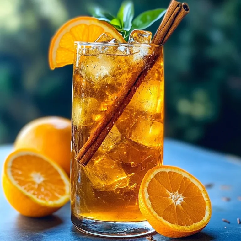 Orange Cinnamon Iced Tea