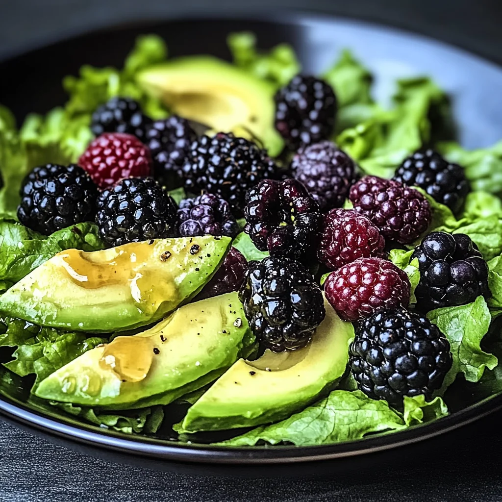 Blackberry Avocado Salad
