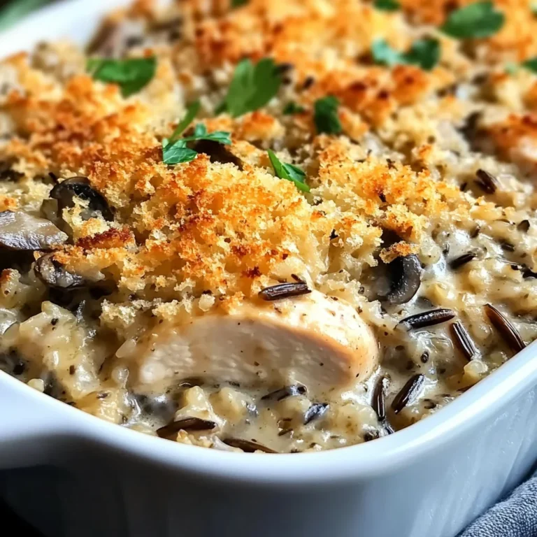 Chicken Wild Rice Casserole