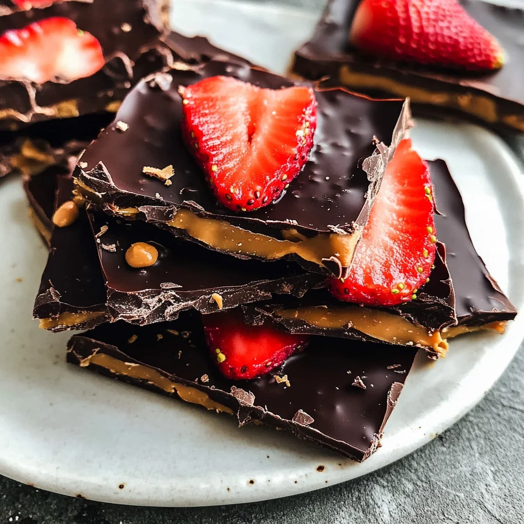 Chocolate Strawberry Bark
