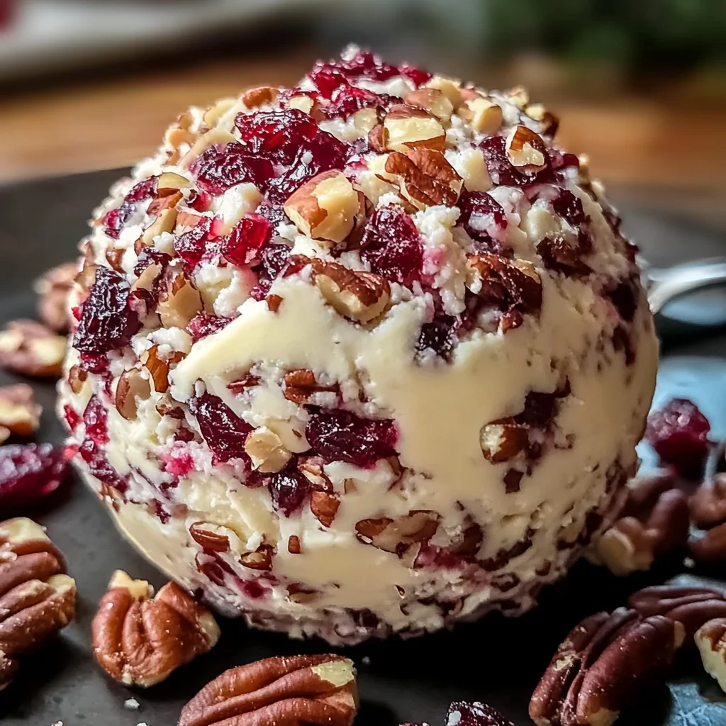Cranberry Pecan Cheese Ball Recipe