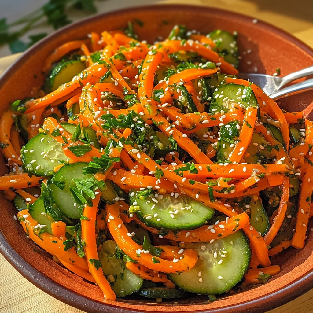 Cucumber Carrot Salad