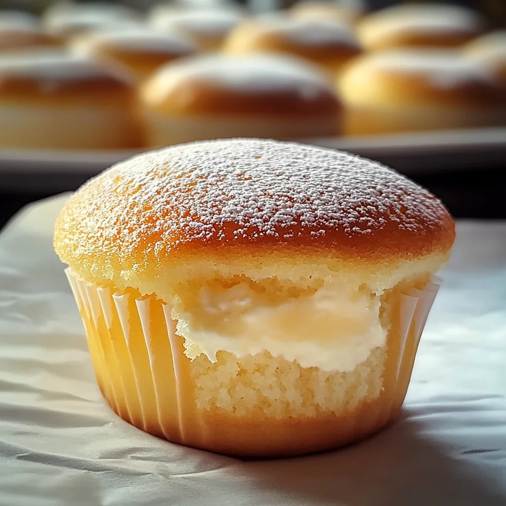 Fluffy Japanese Cotton Cheesecake Cupcakes You Must Try!