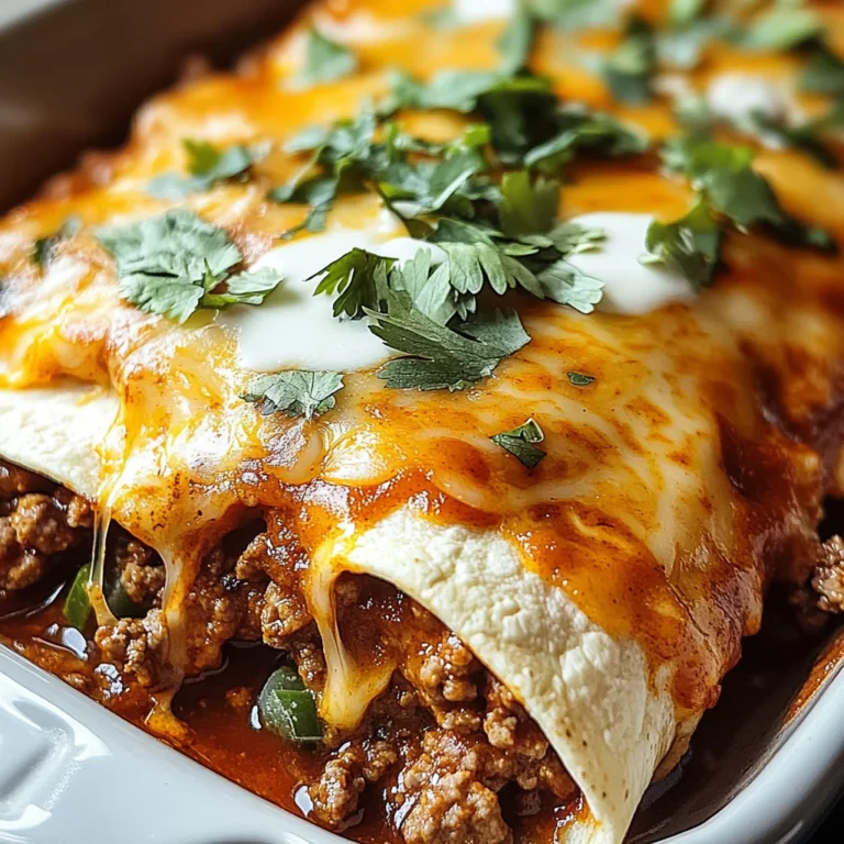 Ground Beef Enchiladas