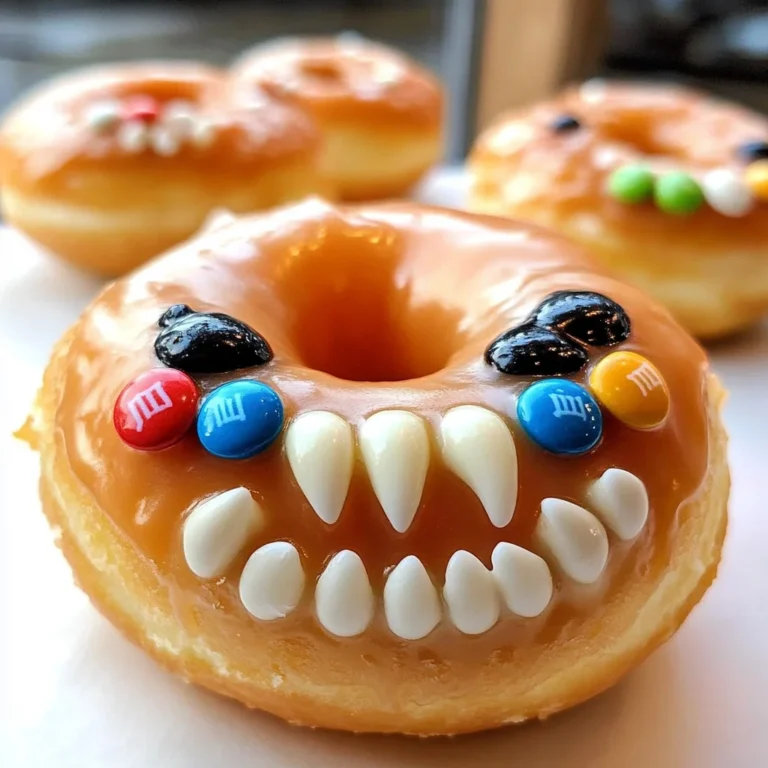 Halloween Monster Donuts