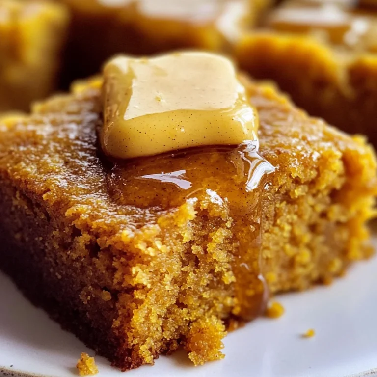Pumpkin Cornbread with Cinnamon Honey Butter