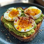 Spicy Avocado Toast with Jammy Eggs & Chili Crunch