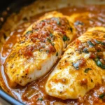 Tilapia in Roasted Pepper Sauce