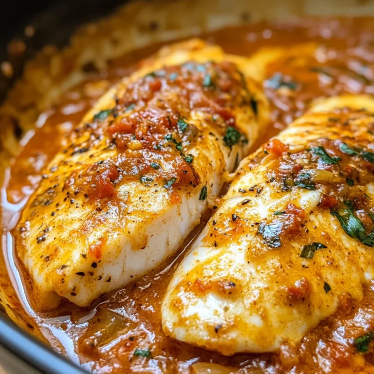 Tilapia in Roasted Pepper Sauce